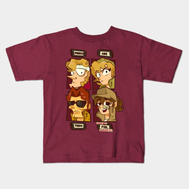 Metal Slug Kids T-Shirt by lolo_aburto